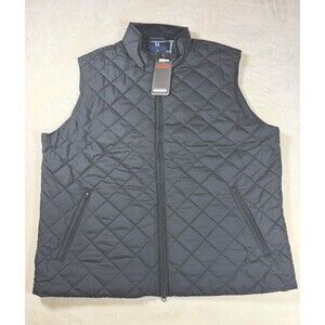 Brooks Brothers Thermore Puffer Vest Mens XXL Quilted Puffer Full Zip NWT